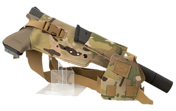 Cole-tac VWX108 Varmint Wrangler XL Pistol Holder Chest Multi-Cam Left Hand                                                                                                                             
