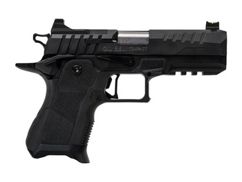 Oa Defense 2311 Pro Compact 9mm Luger 15+1 4.25" DLC Black Steel Optic Ready/Serrated Slide, Black Aluminum Frame w/Picatinny Rail, Black Polymer Grip, Ambidextrous