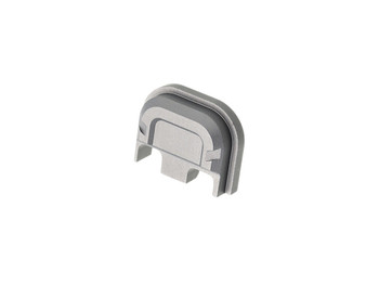 Tyrant CNC TDG5SPGREY Slide Cover Plate Chevron Design Glock Gen5 Grey Aluminum