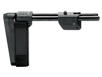 SB Tactical MPX-01-SB MPX PSB Brace 3 Position Black Synthetic with 3.87"-8.25" OAL Nylon Strap & for Sig MPX, MCX (Excluding Copperhead Variant) Compatible with Integrated Picatinny Rail