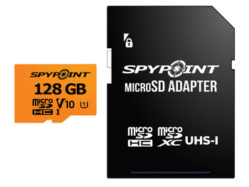 Spypoint 05887 Micro SD Memory Card Black 128GB Memory