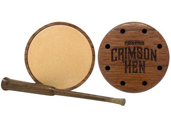 Foxpro CRIMSONCER Crimson Ceramic Fullsize Friction Turkey Sounds Cherry Wood