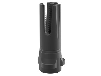Breek Arms BRK4319 Scorch 3-Prong Flash Hider Black Nitride Steel 5/8"x24 Threads 9mmLuger Compatible w/ Breek-LOK 3QD