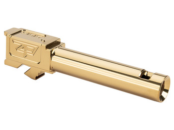 Zaffiri Precision ZP.19G5BCPG Glock 3.89" Ported Gold TiN Stainless Steel, Fits Glock 19 Gen 5