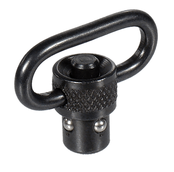 Leapers TLQDSW08A QD Sling Swivel  Black 1" Push Button Steel                                                                                                                                           