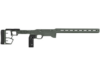 Mdt Sporting Goods Inc 114882CCG ACC Premier Gen2 Chassis System Cerakote Charcoal Green Aluminum Fits Ruger American Rimfire Right Hand