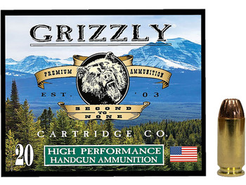 Grizzly Ammo GC4SW1 40S&W 200gr Jacketed Hollow Point 20 Per Box/10 Case