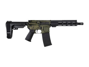 Shark Coast Tactical SCC07350CELT-P Celtic 5.56 NATO 30+1 10.50" Black Nitride Threaded Barrel, Aluminum Receiver w/Picatinny Rail, M-LOK Handguard, Polymer Magpul MOE Grip, Right Hand