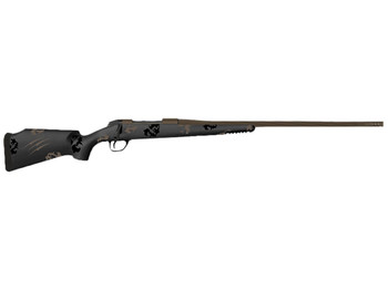 Fierce Firearms TWTROG300WIN22BT Twisted TI Rogue 300 Win 22" Black Cerakote Steel Threaded Barrel, Black Cerakote Drilled & Tapped Titanium Receiver, LR Negative Comb Trophy Camo Carbon Fiber Stock