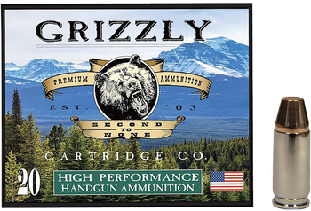 Grizzly Ammo GC9+P+39mm+P Luger 47gr Full Metal Jacket Flat Point 20 Per Box/10 Case                                                                                                                    