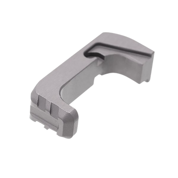 Tyrant CNC TDGEMRGG  Extended Magazine Release Glock Gen4-5 Grey Aluminum                                                                                                                               