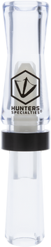 Hunters Specialties HS-WF-DRDC Suzie-Q Double Reed Duck Call Duck Sounds Clear Polycarbonate                                                                                                            