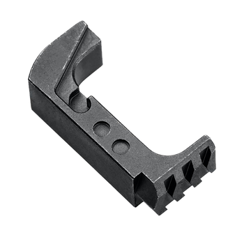 Tyrant CNC TD43X48ESTEELBLACK  Extended Magazine Release Glock 43x/48 Black Aluminum/Steel                                                                                                              