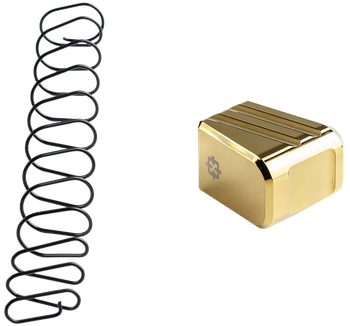 Cross Armory CRG+5MEG17GD Magazine Extension  Fits Glock 17/22/31 Gen 1-5 5rd Gold Aluminum                                                                                                             