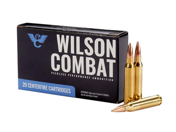Wilson Combat A22369HPBT 223Rem 69gr Hollow Point Boat Tail Match 20 Per Box/10 Case