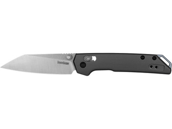 Kershaw 2051R Iridium Mini 3" Folding Reverse Tanto Plain Stonewashed D2 Steel Blade, Gray Anodized Aluminum Handle