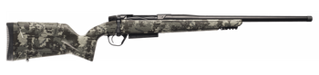 Christensen Arms 801-15041-01 Evoke Hunter 30-06 Springfield 4+1 22" Black Cerakote Threaded Barrel, Receiver & Forend w/Picatinny Rail, Brush Camo Fixed Synthetic Stock                               