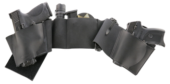 Galco UWBKSM2 UnderWraps 2.0 Black Small Leather/Nylon Handgun                                                                                                                                          
