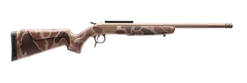 CVA CR4434DC Cascade Takedown 223 Rem 1rd 20" Flat Dark Earth Cerakote Stainless Steel Threaded Barrel & Receiver w/Picatinny Rail, Duck Camo Synthetic Stock                                           
