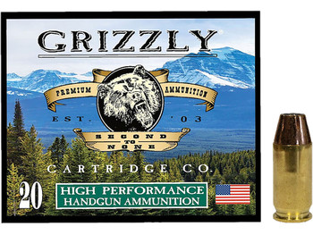 Grizzly Ammo GC45A+P8 45ACP+P 230gr Jacketed Hollow Point 20 Per Box/10 Case