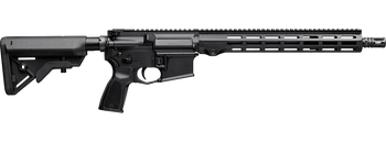 Maxim Defense  MD15 Duty 5.56 NATO 16" Black Nitride Threaded Barrel, Black Anodized Aluminum Receiver w/Picatinny Rail, M-LOK Handguard, B5 Bravo Black Polymer Stock, Black Polymer Grip              