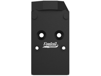 Foxtail Precision 100018 Rear Sight Dovetail Optic Adapter for CZ Shadow Black Anodized CZ Shadow