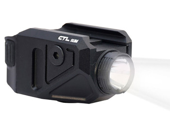 Viridian 9300050 CTL Slim C Series Black Glock 43X/48 MOS 550 Lumens 25 Yards Day/1 Mile Night Beam Rail Mount