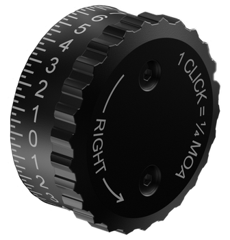 Burris 626403 Knob Synergy Advanced Exposed Windage Black Aluminum Compatible w/ Fullfield Rifle Scope                                                                                                  