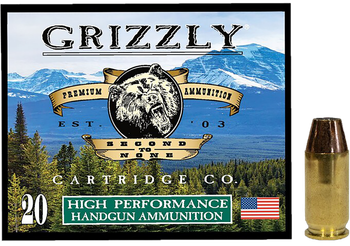 Grizzly Ammo GC45A2   45ACP 230gr Jacketed Hollow Point 20 Per Box/10 Case                                                                                                                              