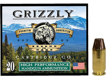 Grizzly Ammo GC45A2 45ACP 230gr Jacketed Hollow Point 20 Per Box/10 Case
