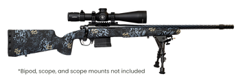 Horizon Firearms HRF-VNP-300W-22R-P Vandal Prime 300 Win 22" Black Spiral Fluted Threaded Barrel, Black Receiver w/Picatinny Rail, Textured Iota EKO Carbon Fiber Stock                                 