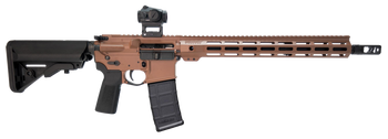 Bushmaster 0010006H212 Bravo Zulu  5.56 NATO 30rd 16" Salt Bath Nitride 7075 Aluminum Alloy Receiver H Series Cerakote Grip                                                                             