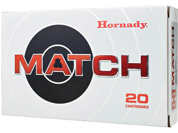 Hornady 81421 Match 25Creedmoor 134gr Extremely Low Drag-Match 20 Per Box/10 Case