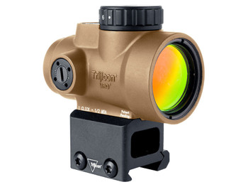 Trijicon 2200349 MRO SD Coyote Tan 1x25mm 2 MOA Green Dot Reticle Lower 1/3 Co-Witness Mount