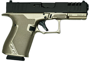 Great Lakes Firearms GL19GPLT Striker  Compact Frame 9mm Luger 15+1 4" Black Nitride Barrel, Optic Cut/Serrated/Window Cut Slide, Polymer Frame, RMR Footprint, Ambidextrous                            