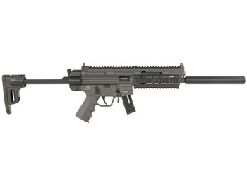 ATI GERGGSG1610S GSG-16 22LR 10+1 16.25" Black Non-Threaded Barrel, Smoke Gray Picatinny Rail Polymer Receiver, M-LOK Handguards, Collapsible w/Storage Compartment Black Synthetic Stock, Smoke Gray P
