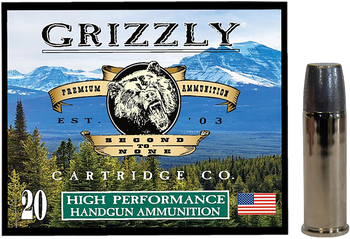 Grizzly Ammo GC44M19   44RemMag 320gr Wide Long Nose Gas Check 20 Per Box/10 Case                                                                                                                       