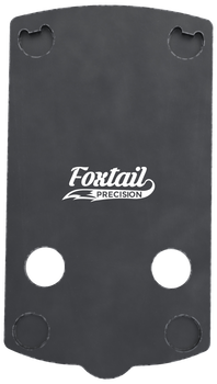 Foxtail Precision 100005 Red Dot Adapter Plate for Optics-Ready Pistol  Black Anodized Glock 43X/48 MOS Springfield Armory OSP                                                                          
