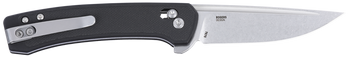 CRKT 7075 Q Compact 3.05" Folding Drop Point Plain Stonewashed 14C28N Steel Blade, Black GRN Handle                                                                                                     