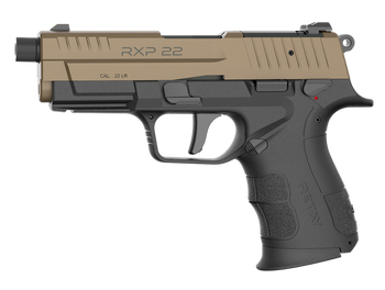 Retay USA RXP22BLKFDES10TH RXP 22 LR 10+1 4" Threaded Barrel, Flat Dark Earth Cerakote Optic Ready/Serrated Slide, Black Cerakote Polymer Frame w/Accessory Rail, RMR/RMSc Footprint                    