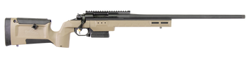 Larue Tactical LTKRGSIETE65CM23FDE 6.5 Creedmoor 23" Threaded Barrel, Picatinny Rail Receiver, Larue KRG Bravo Gray Polymer Chassis                                                                     