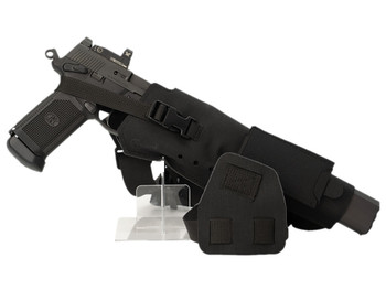 Cole-tac VWX102 Varmint Wrangler XL Pistol Holder Chest Black Left Hand