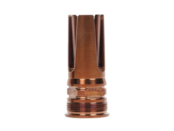 Q LLC ACCFH1/2288.6 Flash Hider 8.6 Blackout Steel 1/2"x28 Threads 2.13" OAL