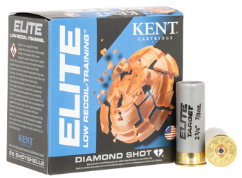 Kent Cartridge E12LB248 Elite  12Gauge 2.75" 7/8oz 8Shot 25 Per Box/10 Case                                                                                                                             