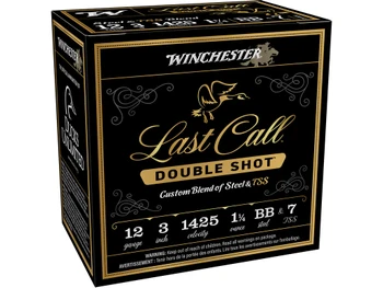 Winchester Ammo LCDS1237 Last Call Double Shot 12Gauge 3" 1 1/4oz BBSteel/7TSS Shot 25 Per Box/10 Case