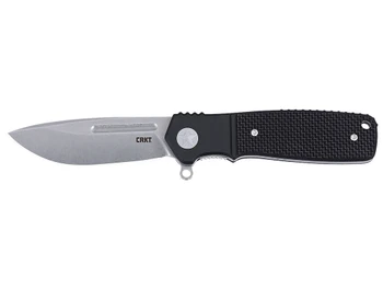 CRKT K246KXP Homefront EDC Compact 2.91" Folding Aluminum/G10 Plain Stonewashed S35VN SS Blade, Black G10 Handle