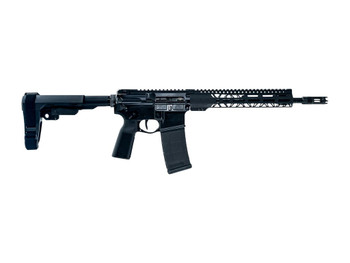 Faxon Firearms FXPRO33A125GA1075 Pro 338 ARC 30+1 12.50" Black Nitride Match Grade Threaded Barrel, Black Aluminum Receiver w/Picatinny Rail, M-LOK Handguard, Black SB Tactical SBA3 Brace, Ergonomic