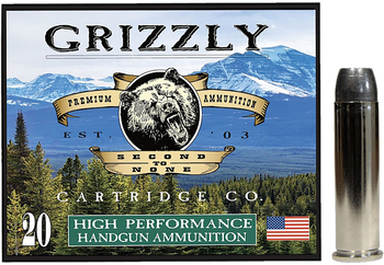 Grizzly Ammo GC357M12   357Mag 180gr Wide Flat Nose Gas Check 20 Per Box/10 Case                                                                                                                        