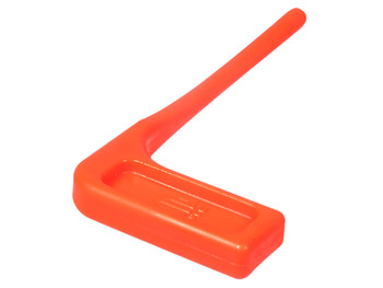 Leapers RBCSF06 Chamber Safety Flag Orange Polymer 3.50" Long 6 Pack