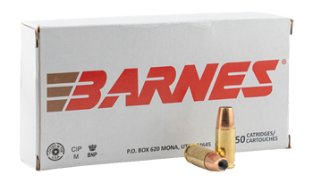 Barnes Bullets 32529   9mmLuger 124gr Semi Jacketed Hollow Point 20 Per Box/10 Case                                                                                                                     
